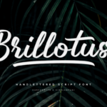 Brillotus Font Poster 1