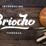 Brioche Font Poster 1