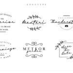 Britania Letter Font Poster 7