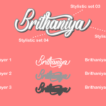 Brithaniya Font Poster 3