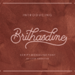 Brithasdine Font Poster 1