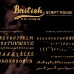 British Columbia Family Font Poster 2