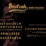 British Columbia Family Font Poster 4