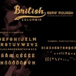 British Columbia Family Font Poster 6