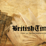 British Times Font Poster 1