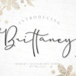 Brittaney Font Poster 1