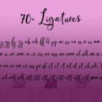 Brittania Script Font Poster 5