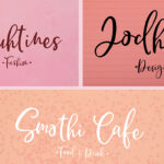 Brittania Script Font Poster 8