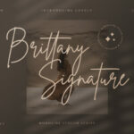 Brittany Signature Script Font Poster 1