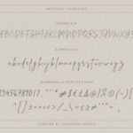 Brittany Signature Script Font Poster 9