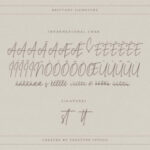 Brittany Signature Script Font Poster 10