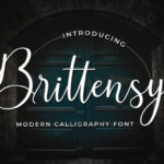 Brittensy Font Poster 1