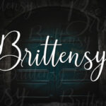 Brittensy Font Poster 13