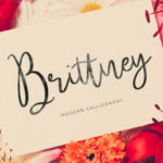 Brittney Font Poster 1