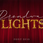 Broadway Lights Duo Font Poster 1