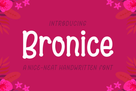 Bronice Font Poster 1