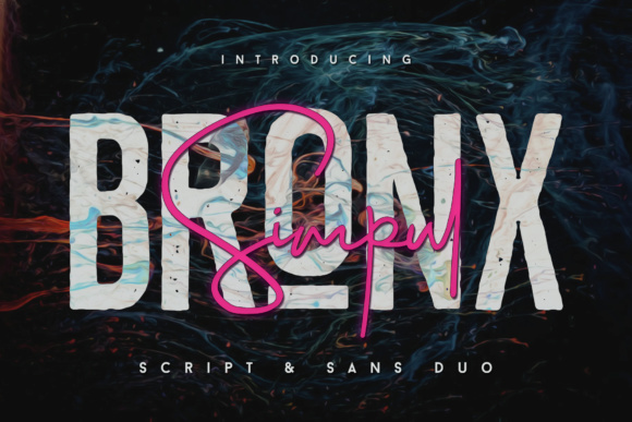 Bronx Simpul Duo Font Poster 1