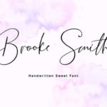 Brooke Smith Script Font Poster 1