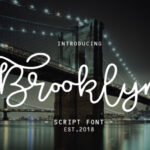 Brooklyn Script Font Poster 1