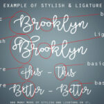 Brooklyn Script Font Poster 2