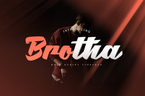 Brotha Script Font Poster 1