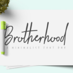 Brotherhood Duo Font Poster 1