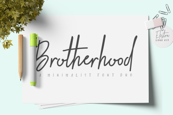 Brotherhood Duo Font Poster 1