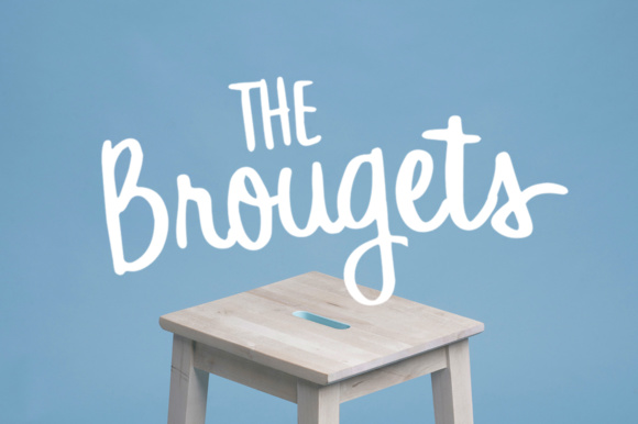 Brougets Script Font Poster 1