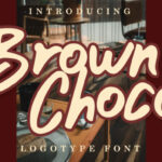 Brown Choco Font Poster 1