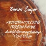 Brown Sugar Font Poster 4