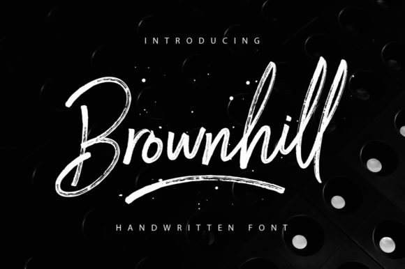Brownhill Font Poster 1