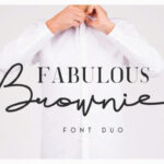 Brownie Duo Font Poster 1
