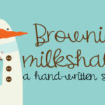 Brownie Milkshake Font Poster 1