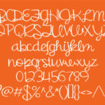 Brownie Milkshake Font Poster 2