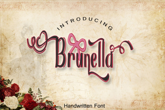 Brunella Font Poster 1