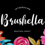 Brushella Font Poster 1