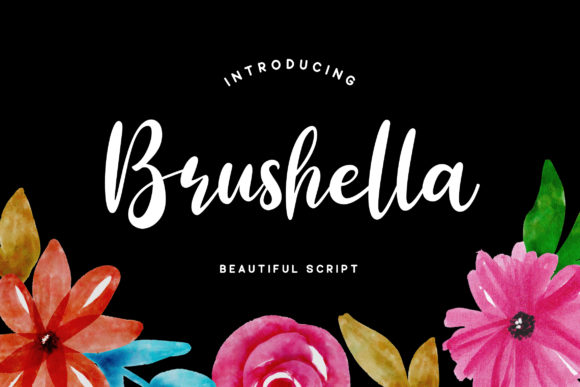 Brushella Font Poster 1