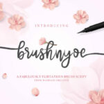 Brushnyoe Font Poster 1