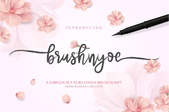 Brushnyoe Font Poster 1