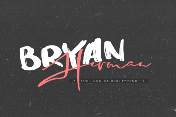 Bryan Herman Font Poster 1