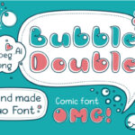Bubble Double Duo Font Poster 1