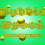 Bubble Spoon Font Poster 1