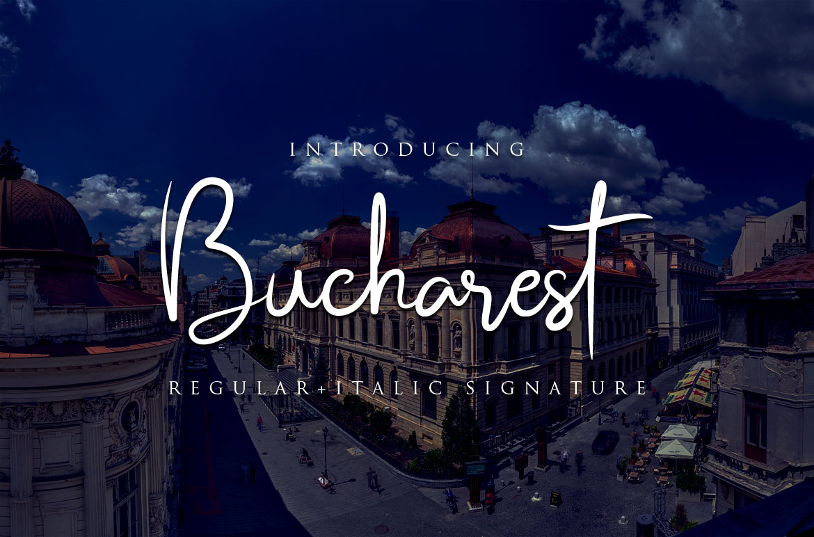 Bucharest Font Poster 1