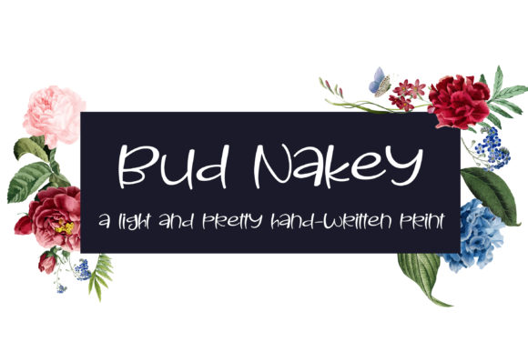 Bud Nakey Font