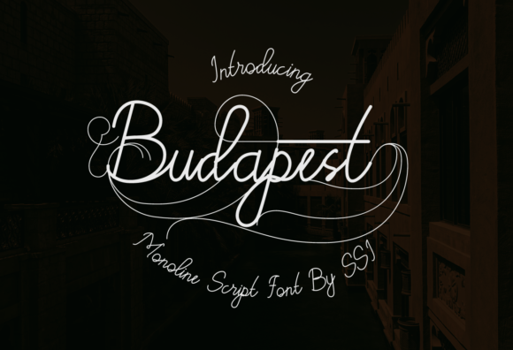 Budapest Font Poster 1