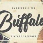 Buffalo Font Poster 1