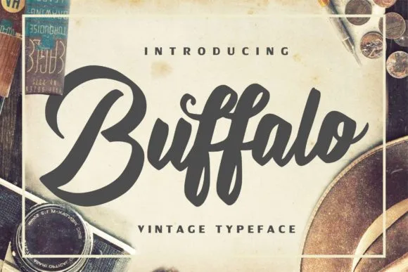 Buffalo Font Buffalo Font Poster 1
