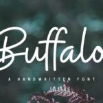 Buffalo Font Poster 1