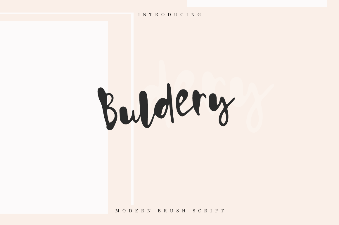 Buldery Font