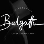 Bulgatti Font Poster 1